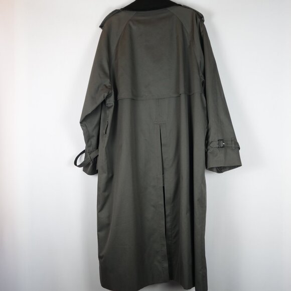 Vintage Burberrys Wool & Nova Check Lined Double Breasted Trench Coat, Size XL - Picture 2 of 16